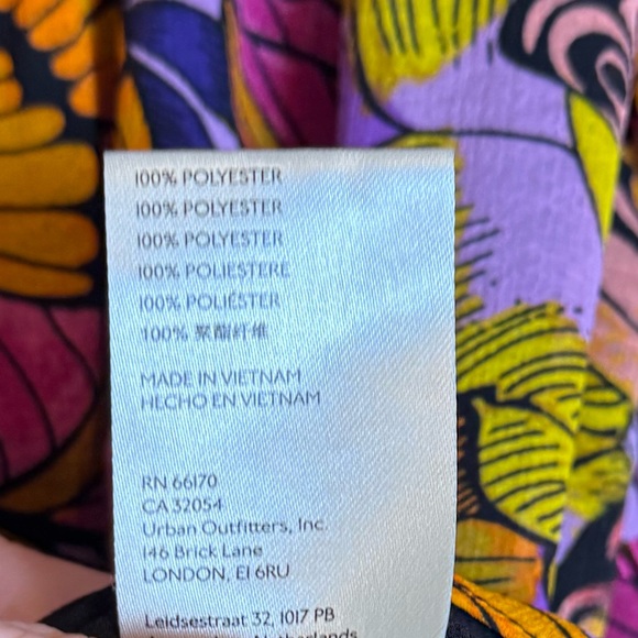 Anthropologie‎ Alexandra Farmer Puff Sleeve Floral Butterfly Blouse - Picture 4 of 6